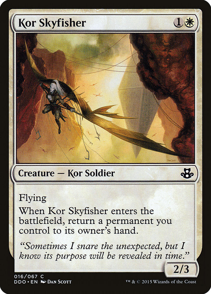 Kor Skyfisher [Duel Decks: Elspeth vs. Kiora] | Chromatic Games