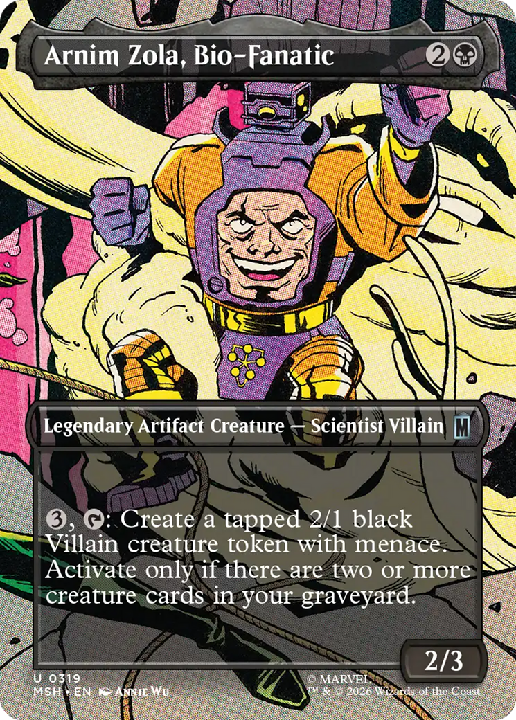 Arnim Zola, Bio-Fanatic (Borderless) [Marvel Super Heroes] | Chromatic Games