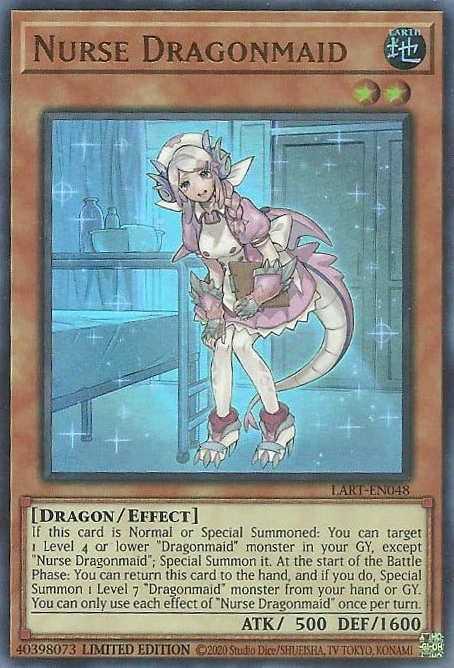 Nurse Dragonmaid [LART-EN048] Ultra Rare | Chromatic Games