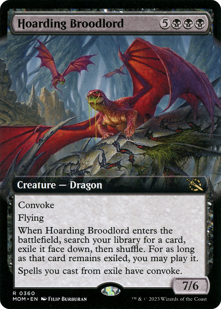 Hoarding Broodlord (Extended Art) [March of the Machine] | Chromatic Games