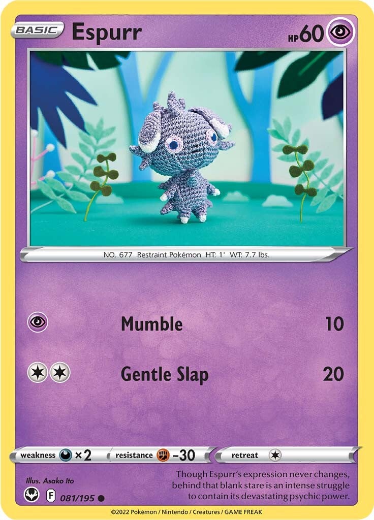 Espurr (081/195) [Sword & Shield: Silver Tempest] | Chromatic Games