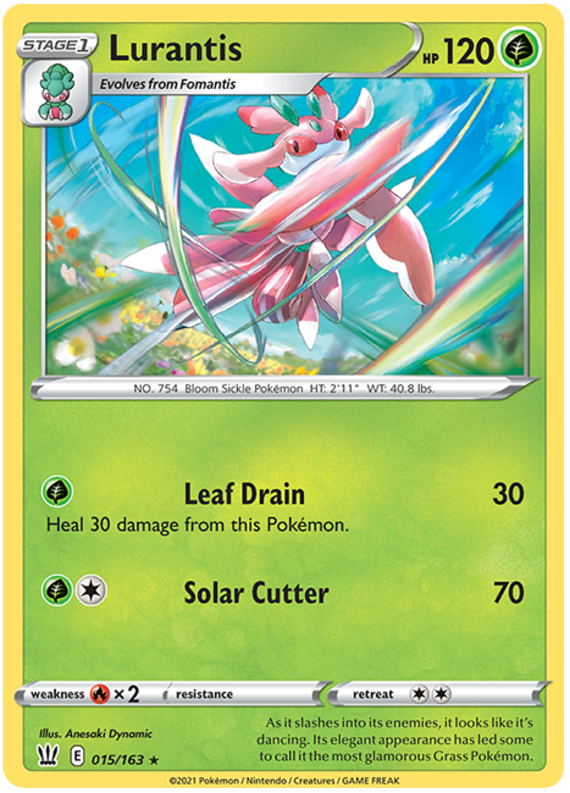 Lurantis (015/163) [Sword & Shield: Battle Styles] | Chromatic Games