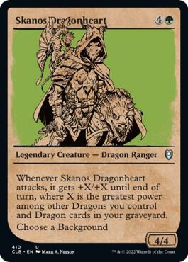 Skanos Dragonheart Showcase 410 (Commander Legends: Battle for Baldur's Gate)  | Chromatic Games