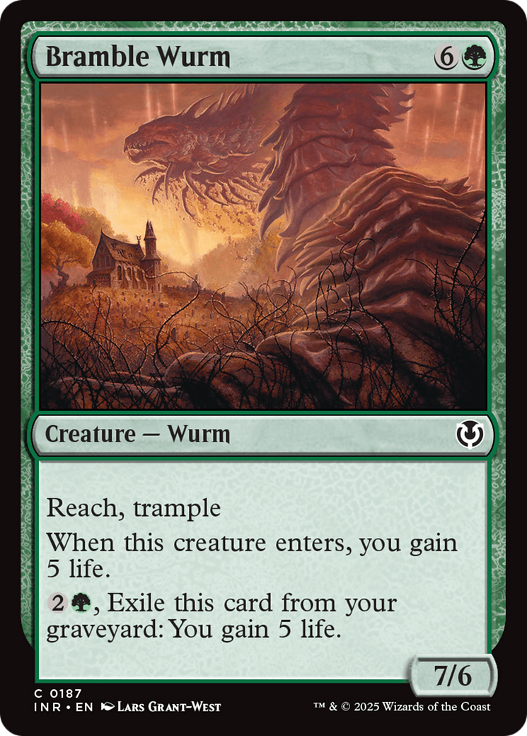 Bramble Wurm [Innistrad Remastered] | Chromatic Games