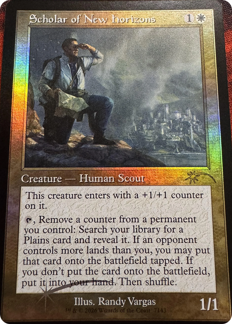 Scholar of New Horizons (Retro Frame) [Secret Lair Drop Series] | Chromatic Games