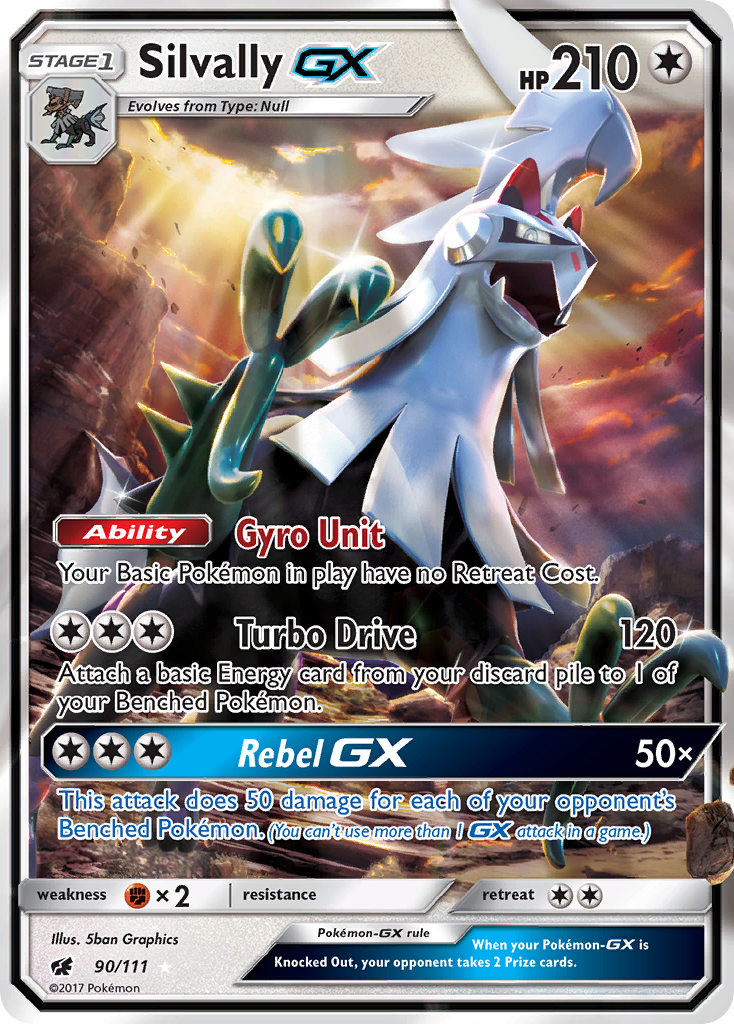 Silvally GX (90/111) [Sun & Moon: Crimson Invasion] | Chromatic Games