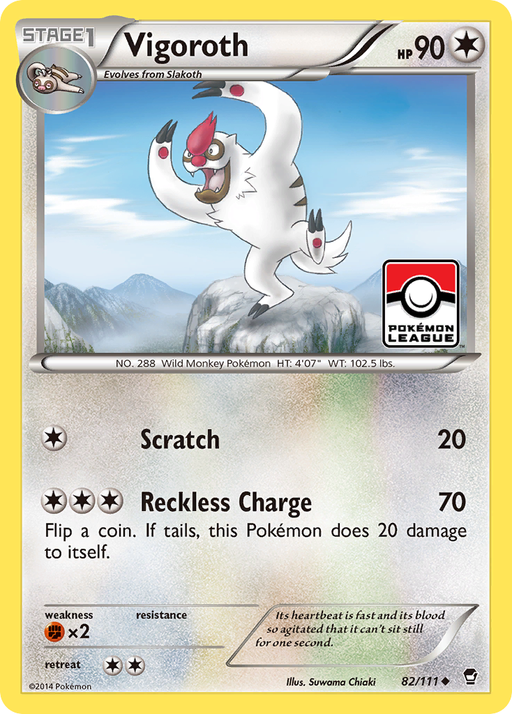 Vigoroth (82/111) [XY: Furious Fists] | Chromatic Games