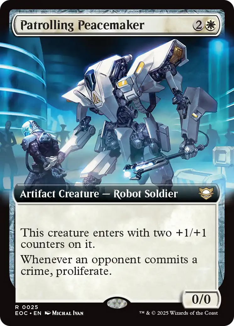 Patrolling Peacemaker (Extended Art) [Edge of Eternities Commander] | Chromatic Games