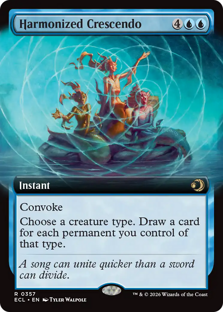 Harmonized Crescendo (Extended Art) [Lorwyn Eclipsed] | Chromatic Games