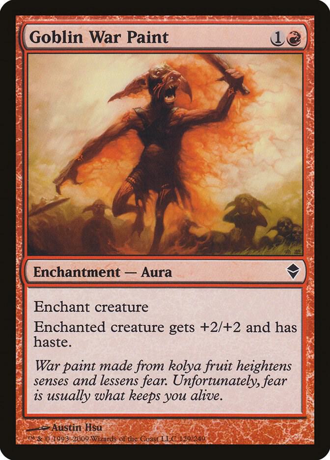 Goblin War Paint 129/249 (Zendikar)  | Chromatic Games
