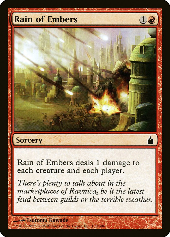 Rain of Embers 138/306 (Ravnica: City of Guilds)  | Chromatic Games