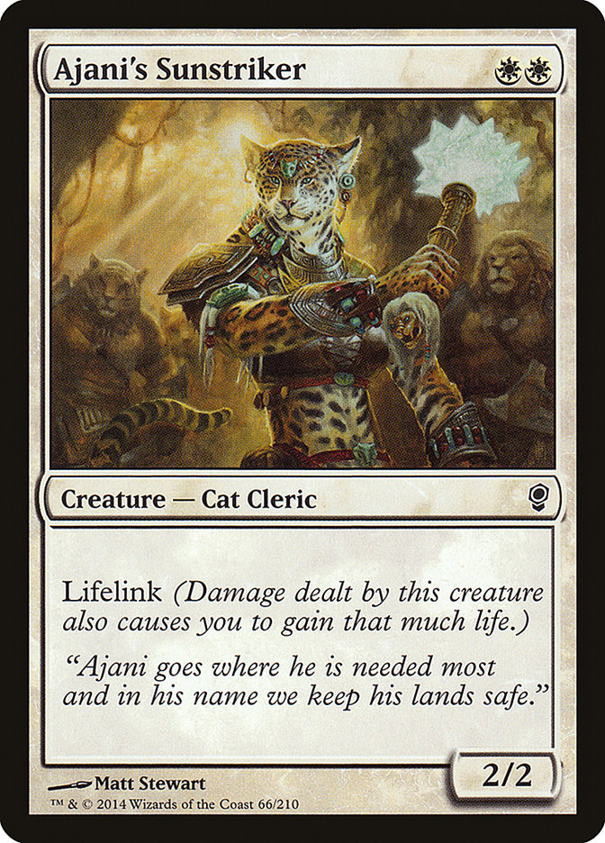Ajani's Sunstriker 66/210 (Conspiracy)  | Chromatic Games
