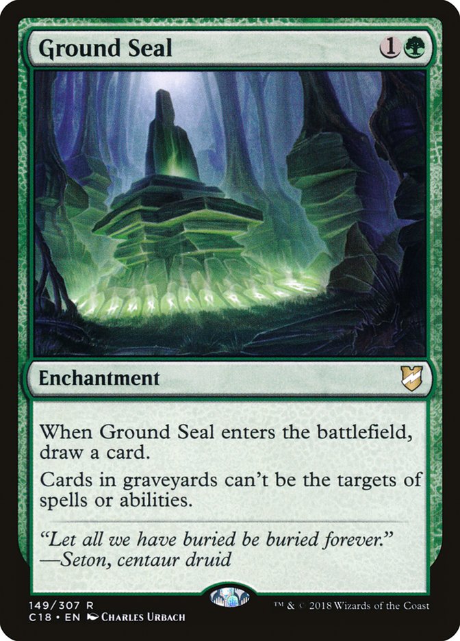 Ground Seal 149/307 (Commander 2018)  | Chromatic Games