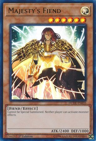 Majesty's Fiend [DUDE-EN035] Ultra Rare | Chromatic Games