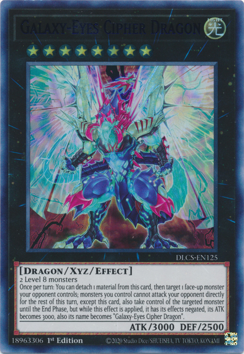 Galaxy-Eyes Cipher Dragon (Blue) [DLCS-EN125] Ultra Rare | Chromatic Games