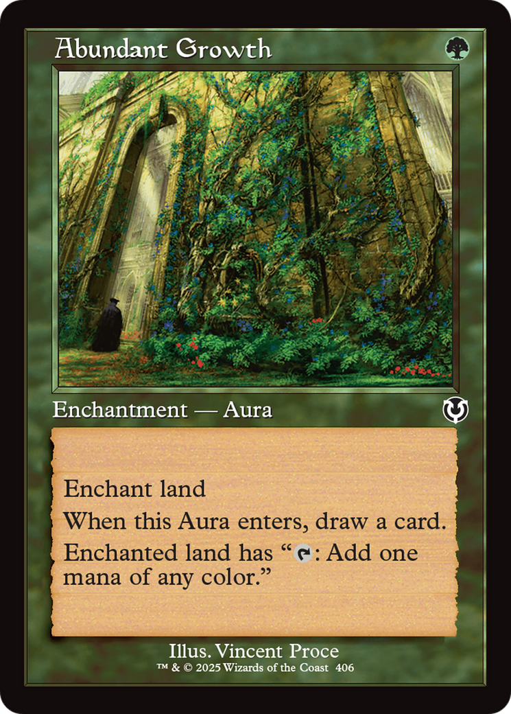 Abundant Growth (Retro Frame) [Innistrad Remastered] | Chromatic Games