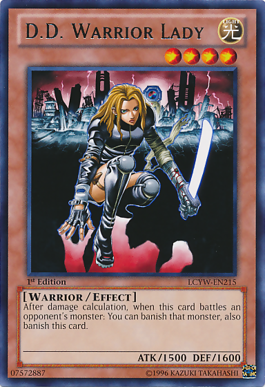 D.D. Warrior Lady [LCYW-EN215] Rare | Chromatic Games
