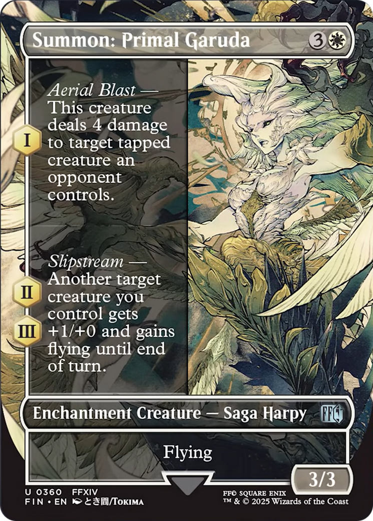 Summon: Primal Garuda (Borderless) [FINAL FANTASY] | Chromatic Games