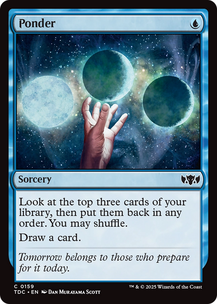 Ponder [Tarkir: Dragonstorm Commander] | Chromatic Games