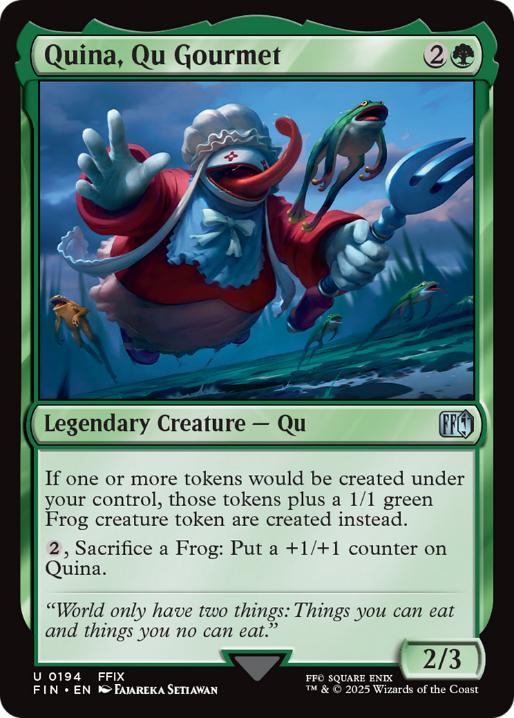 Quina, Qu Gourmet [FINAL FANTASY] | Chromatic Games