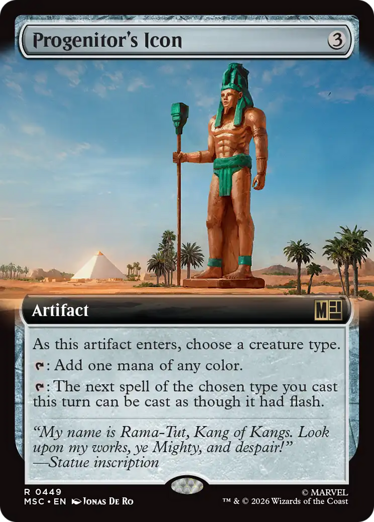 Progenitor's Icon (Extended Art) [Marvel Super Heroes Commander] | Chromatic Games