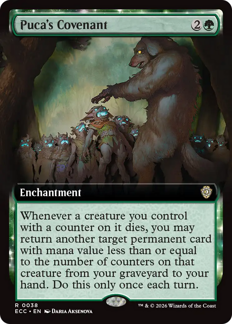 Puca's Covenant (Extended Art) [Lorwyn Eclipsed Commander] | Chromatic Games