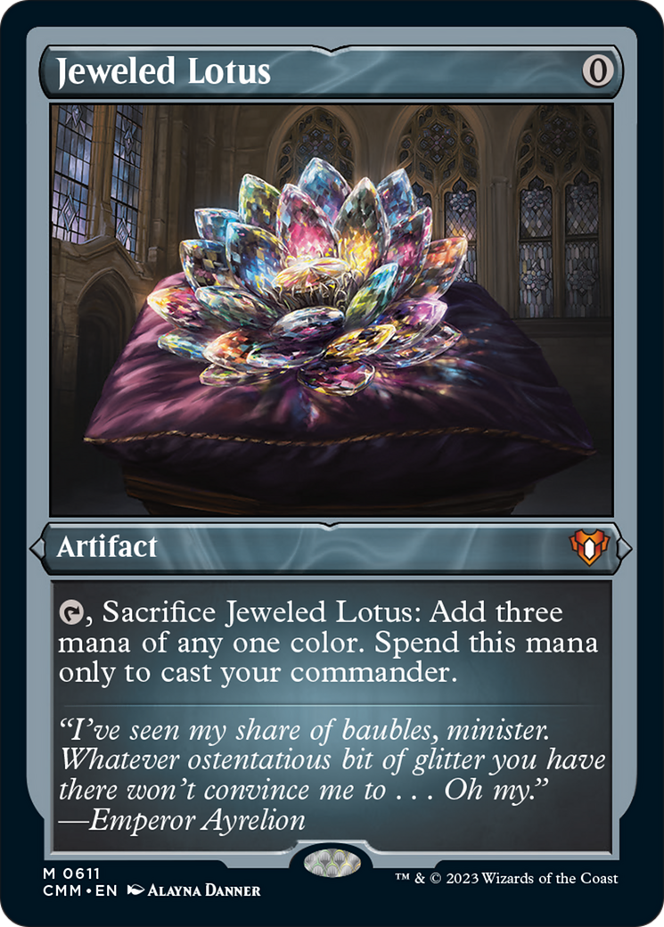 Jeweled Lotus (Foil Etched) [Commander Masters] | Chromatic Games