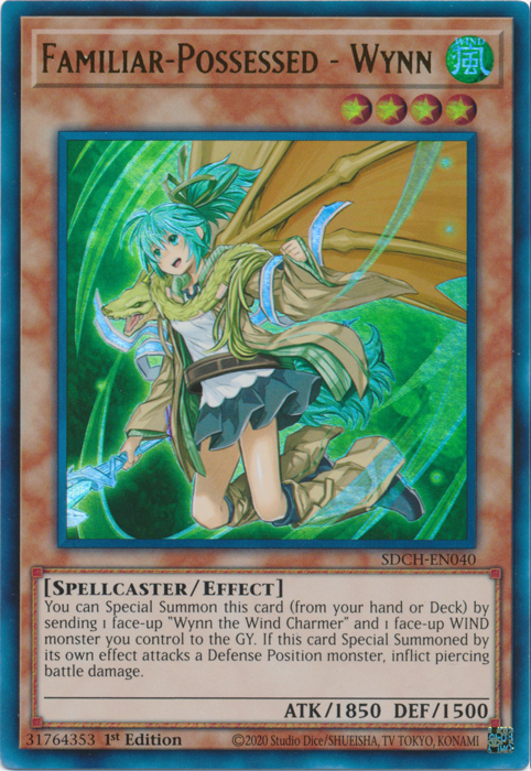 Familiar-Possessed - Wynn (Alternate Art) [SDCH-EN040] Ultra Rare | Chromatic Games