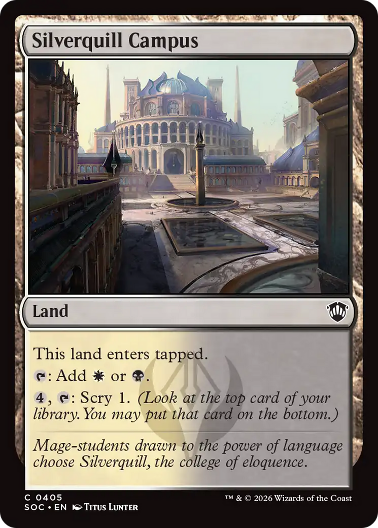 Silverquill Campus [Secrets of Strixhaven Commander] | Chromatic Games