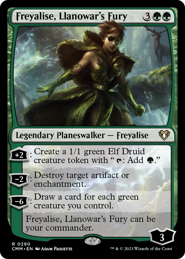 Freyalise, Llanowar's Fury [Commander Masters] | Chromatic Games