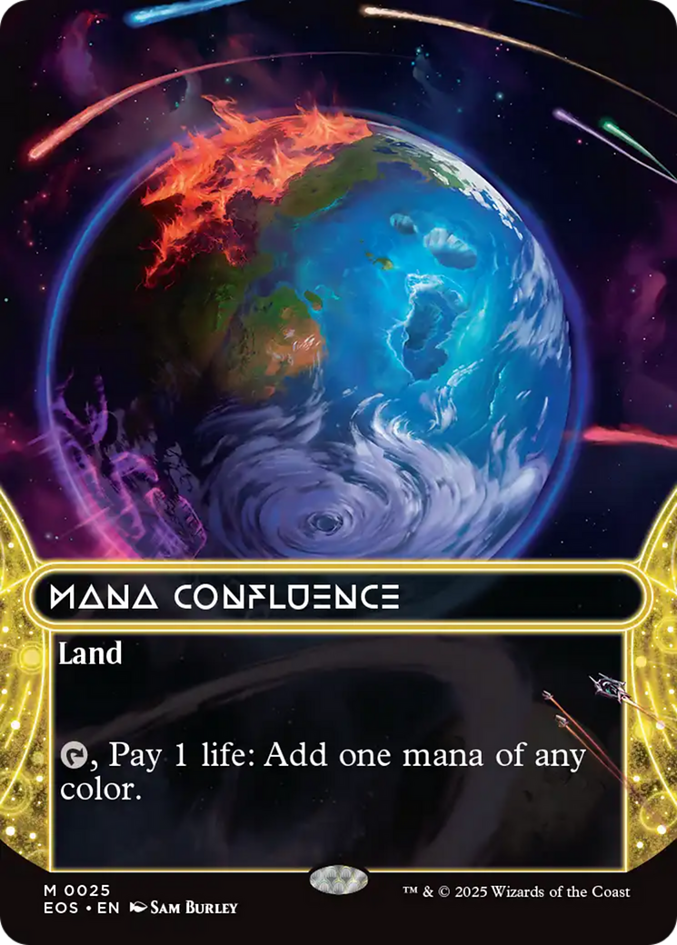 Mana Confluence (0025) (Borderless) [Edge of Eternities: Stellar Sights] | Chromatic Games