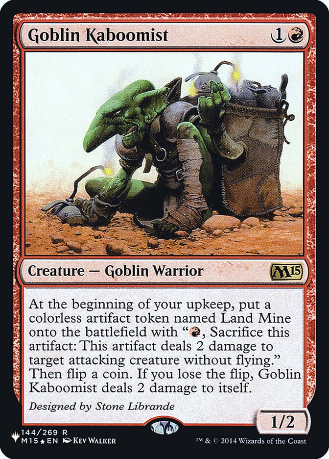 Goblin Kaboomist [Secret Lair: Heads I Win, Tails You Lose] | Chromatic Games