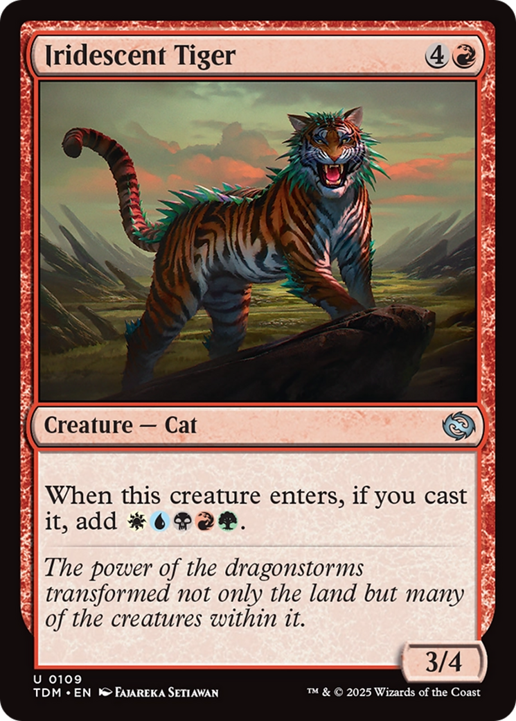 Iridescent Tiger [Tarkir: Dragonstorm] | Chromatic Games