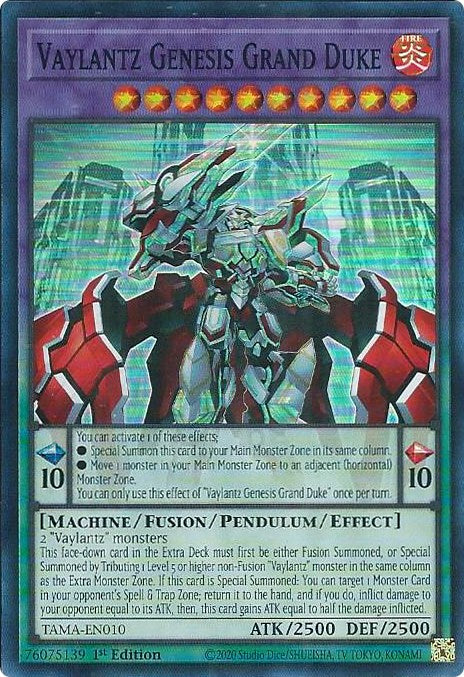 Vaylantz Genesis Grand Duke [TAMA-EN010] Super Rare | Chromatic Games