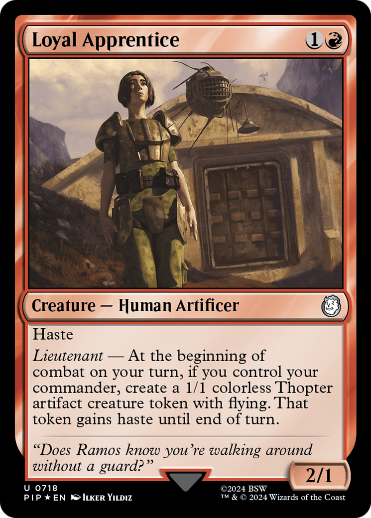 Loyal Apprentice (Surge Foil) [Fallout] | Chromatic Games