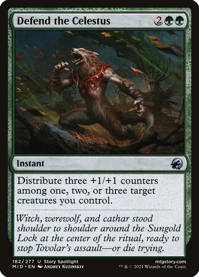 Defend the Celestus 182/277 (Innistrad: Midnight Hunt)  | Chromatic Games