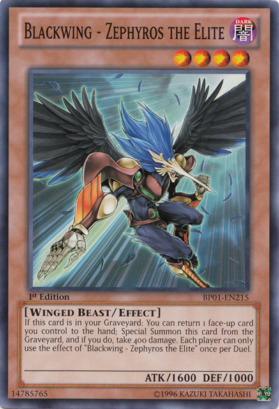 Blackwing - Zephyros the Elite [BP01-EN215] Common | Chromatic Games