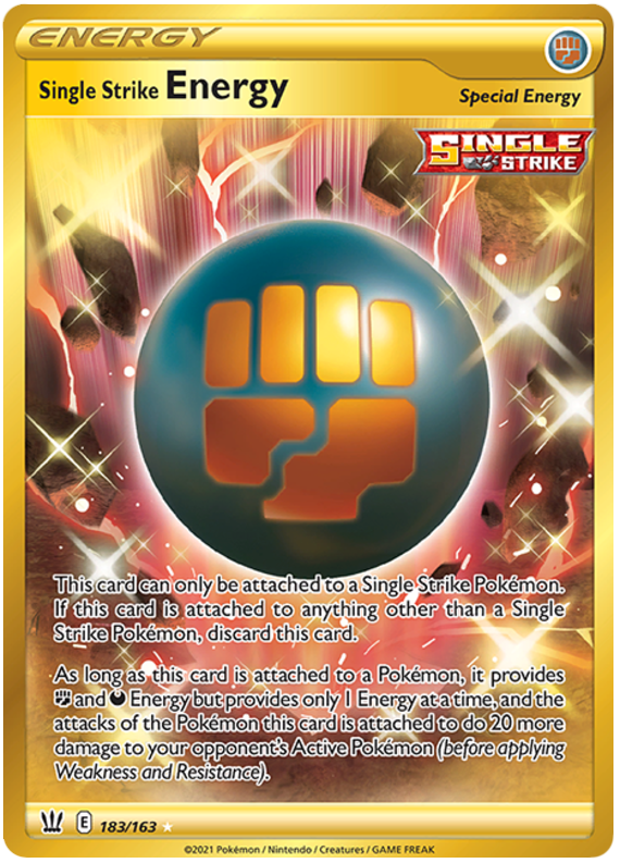 Single Strike Energy (183/163) [Sword & Shield: Battle Styles] | Chromatic Games