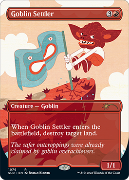 Goblin Settler (Borderless) [Secret Lair Drop Series] | Chromatic Games