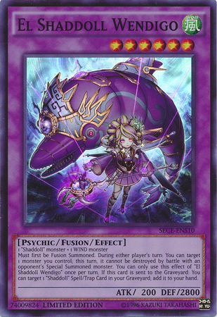El Shaddoll Wendigo [SECE-ENS10] Super Rare | Chromatic Games