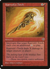 Kaervek's Torch [Mystery Booster] | Chromatic Games