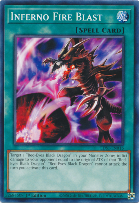 Inferno Fire Blast [LDS1-EN016] Common | Chromatic Games