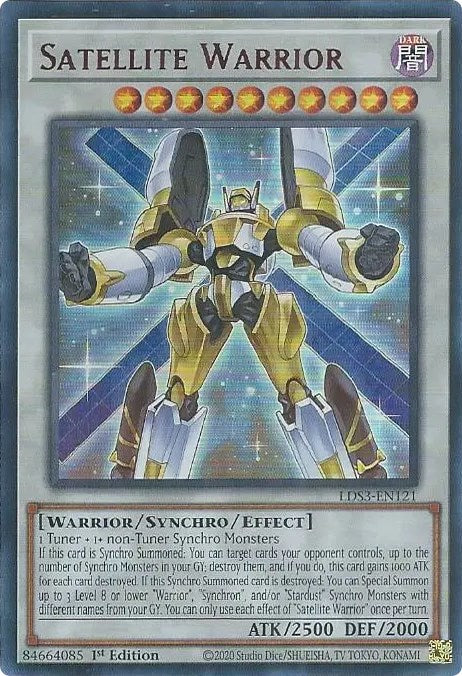 Satellite Warrior (Red) [LDS3-EN121] Ultra Rare | Chromatic Games