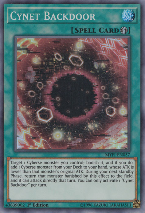 Cynet Backdoor [MYFI-EN057] Super Rare | Chromatic Games