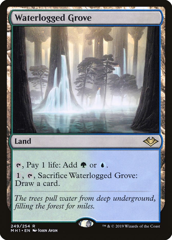 Waterlogged Grove [Modern Horizons] | Chromatic Games