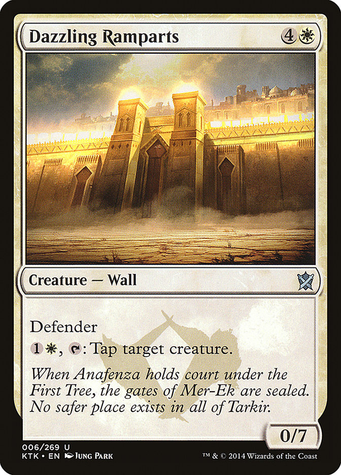 Dazzling Ramparts 6/269 (Khans of Tarkir)  | Chromatic Games