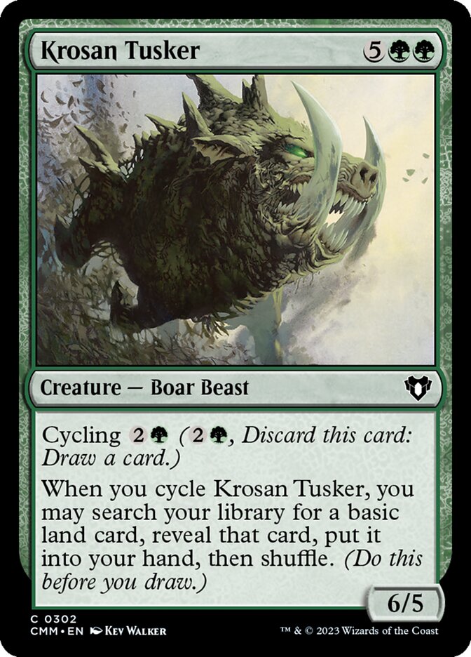 Krosan Tusker 302/451 (Commander Masters)  - Foil | Chromatic Games