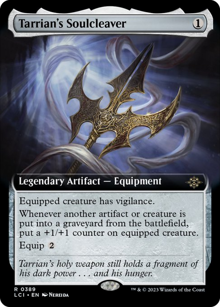 Tarrian's Soulcleaver (Extended Art) [The Lost Caverns of Ixalan] | Chromatic Games
