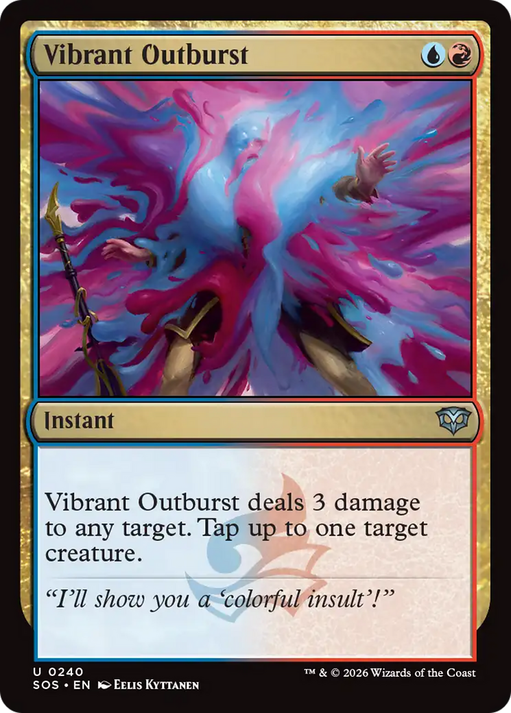 Vibrant Outburst [Secrets of Strixhaven] | Chromatic Games