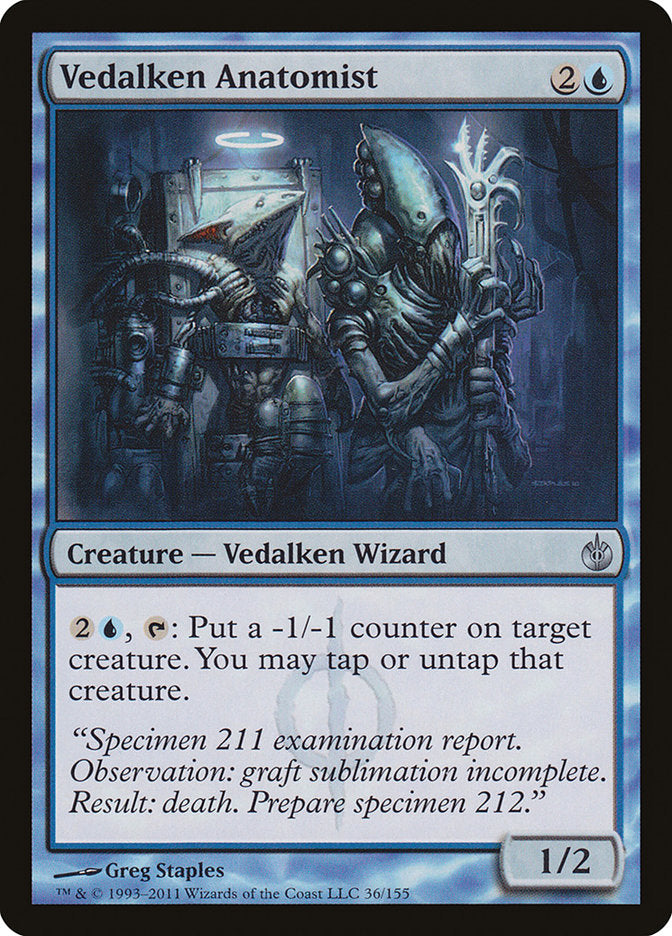 Vedalken Anatomist 36/155 (Mirrodin Besieged)  | Chromatic Games